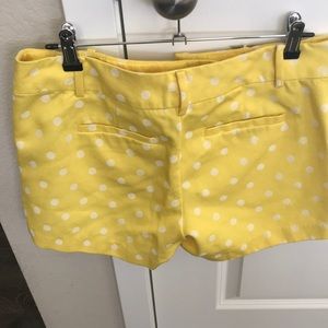Ann Taylor Shorts - Yellow polka dot shorts Ann Taylor Shorts - Yellow polka dot shorts